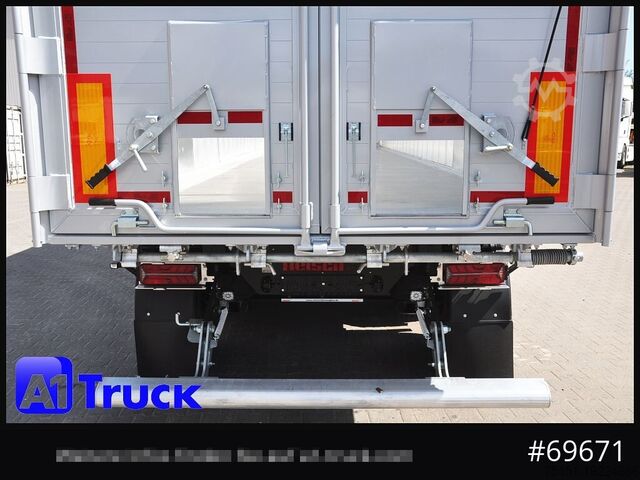 Tipper semitrailer REISCH RHKS, Alu-Kippmulde 52m³, Kombitüren, Alufelgen, Liftachse,
