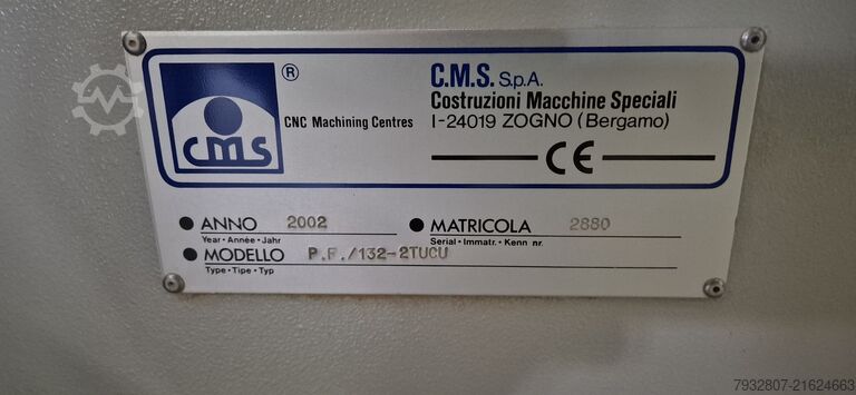 Bearbeitungszentrum CMS P.F./132-2TUCU