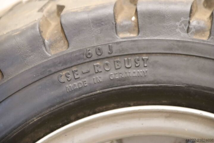 Vollgummi Reifen Continental CSE-Robust 200/50-10  SC 10  RIM 6.50 F