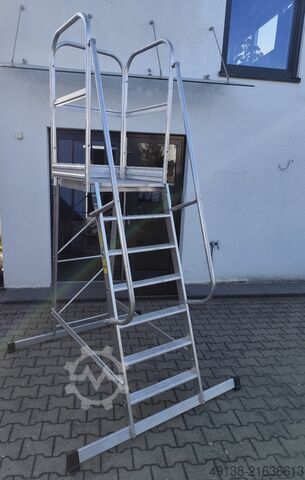Quick scaffold aluminium platform staircase EUROKRAFT 302107