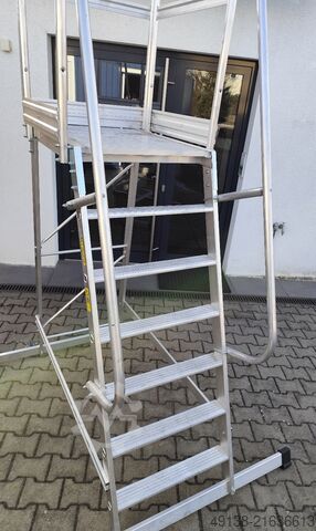 Quick scaffold aluminium platform staircase EUROKRAFT 302107