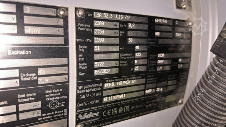 Stromgenerator MTU DG20V400A1E