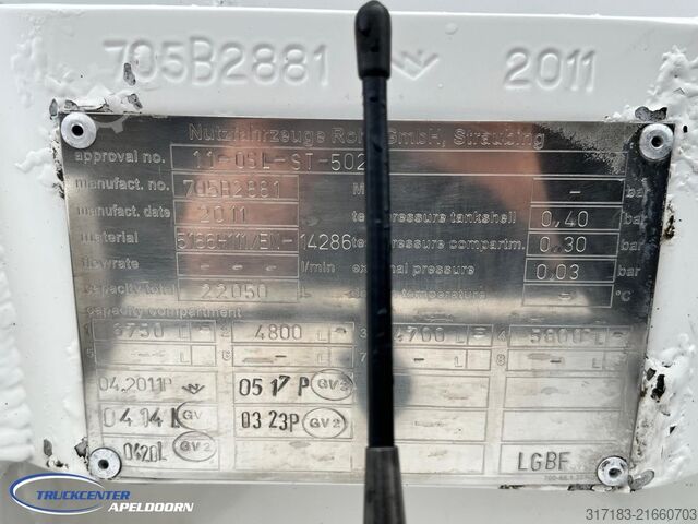 Tankwagen Volvo FH 500 22150 Liter ADR, 4 Comp, Retarder, 6x2