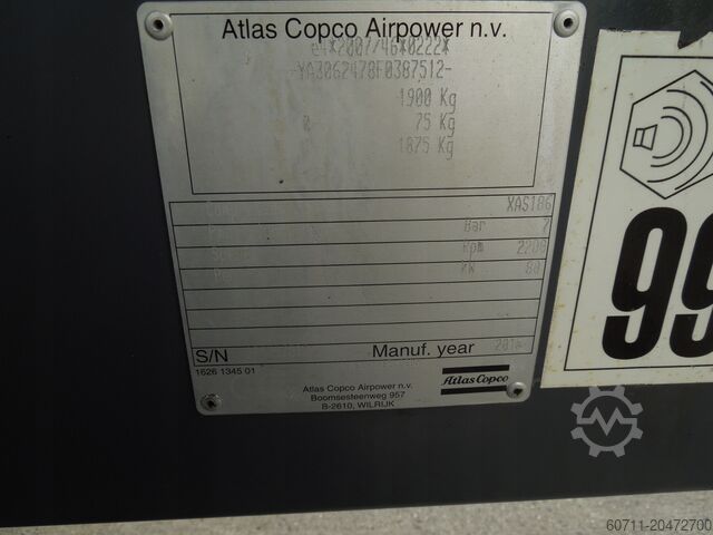 Kompressor Atlas Copco XAS 186