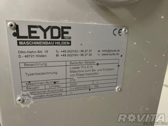 Deck oven with loader and proofing cabinet Wachtel INFRA CE