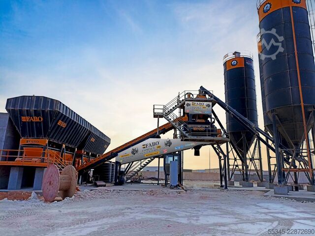 Concrete mixing plant / concrete plant FABO Concrete Batching Plant 180 m3 Compact Concrete Batching Plant