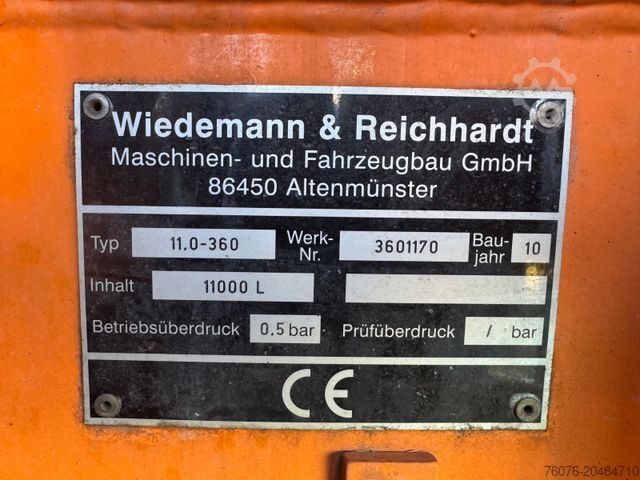 Saugwagen MAN TGS 26.400 BL 6x2/4 Wiedemann Kombi Spüler