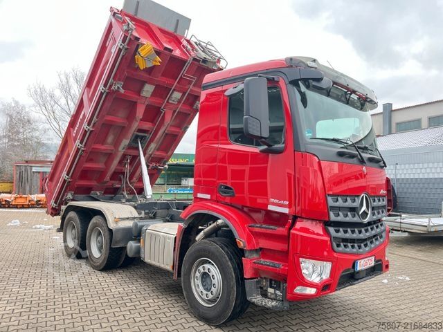 Dreiseitenkipper LKW MERCEDES-BENZ Arocs 2648 6x4 Dautel Bordmatik Retarder