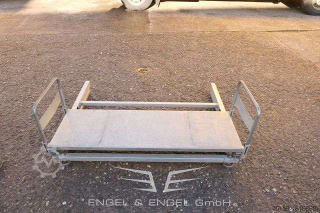 Arbeitsbühne Anhänger Albert Böcker Anhängerkran AHK 27/700 - Seilwinde HY1010