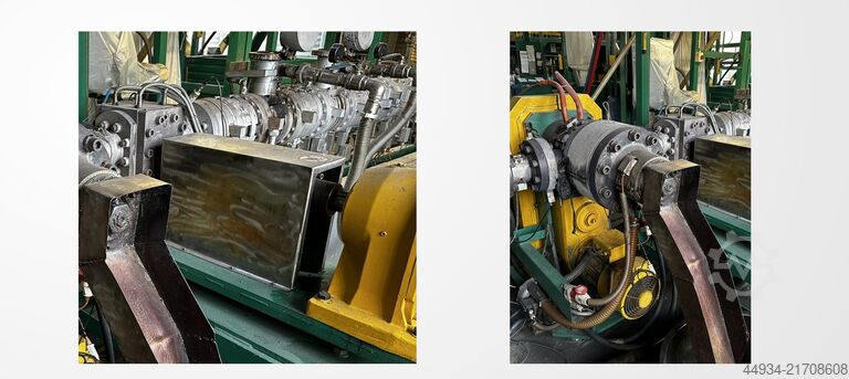 Komplette Compoundier Linie mit UWG Krauss Maffei, ECON ZE60 A mit ECON EUP 600 UWG