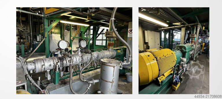 Komplette Compoundier Linie mit UWG Krauss Maffei, ECON ZE60 A mit ECON EUP 600 UWG