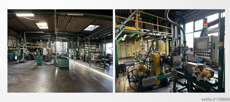 Compoundier-Extrusionslinie mit ECON UWP Unterwassergranulierer Krauss Maffei - ECON ZE60 A Compounder with ECON UWP