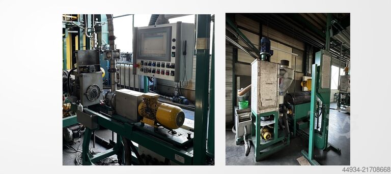 Compoundier-Extrusionslinie mit ECON UWP Unterwassergranulierer Krauss Maffei - ECON ZE60 A Compounder with ECON UWP