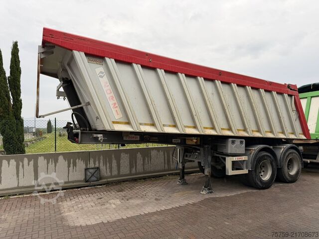 Dump semitrailer Zorzi 47S Kipper 26cbm hydraul.Heckklappe