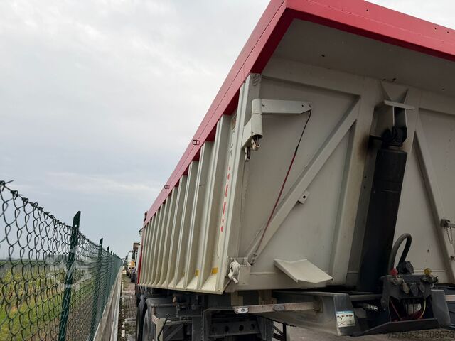 Dump semitrailer Zorzi 47S Kipper 26cbm hydraul.Heckklappe