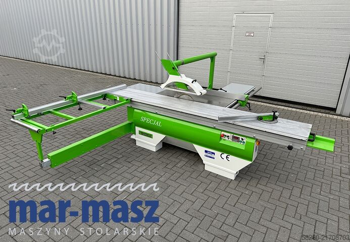 Sliding panel saw with scorer REMA DMMS-40/340