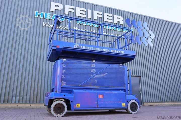 Scherenhebebühne PB LIFT S171-16E Electric, 17.3m Working Height, 400k