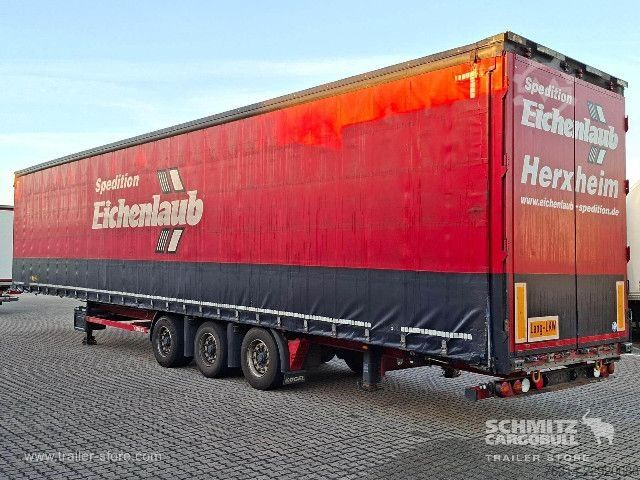 Open semitrailer with tarp Kögel Curtainsider Mega