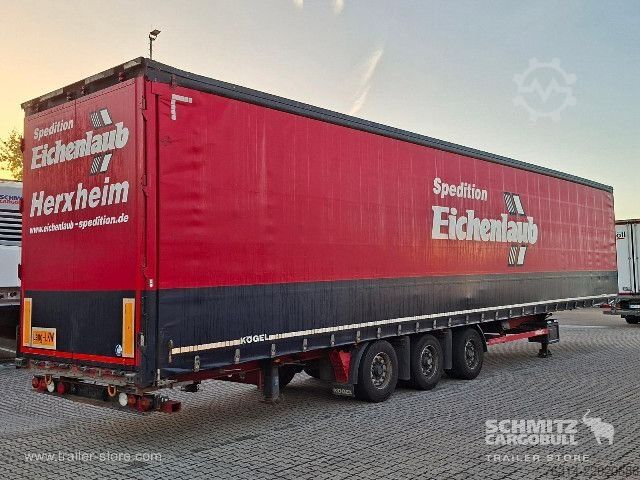 Open semitrailer with tarp Kögel Curtainsider Mega