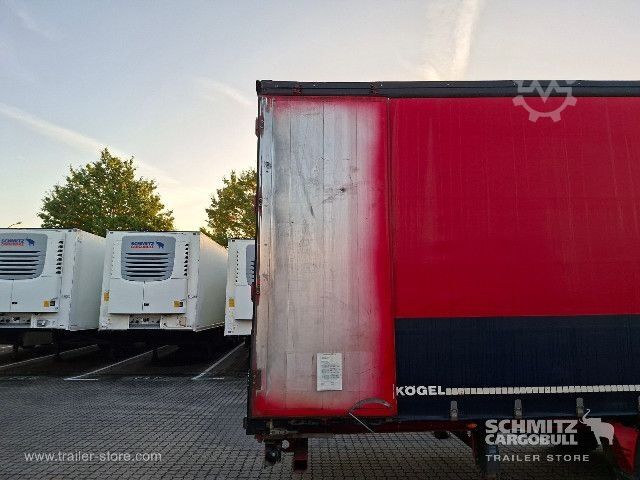 Open semitrailer with tarp Kögel Curtainsider Mega