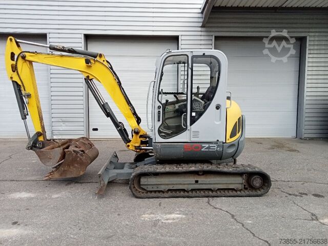 Mini Excavator  < 7t Wacker Neuson 50Z3 with 3 excavator buckets