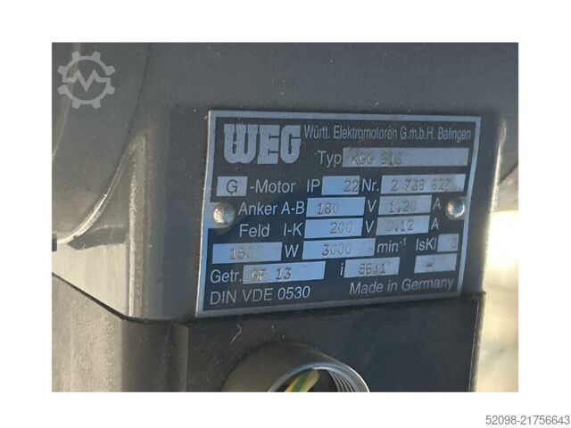 Conveyor belt with lift table, L: 2,000 Herzog + Heymann 1000006117, FB: 730 mm