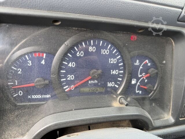 Pick-up van Fuso 3C13 Pritsche 2.85m Heckladekran 3xhydr. 1xmech.