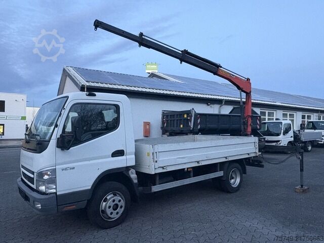 Pick-up van Fuso FUSO 7C18 Canter Pritsche 3.55m Kran 2x hydr.