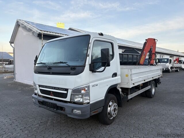 Pick-up van Fuso FUSO 7C18 Canter Pritsche 3.55m Kran 2x hydr.