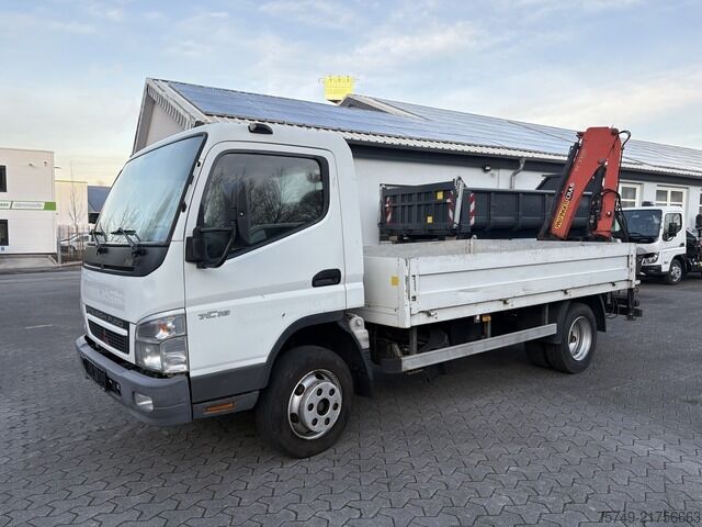 Pick-up van Fuso FUSO 7C18 Canter Pritsche 3.55m Kran 2x hydr.