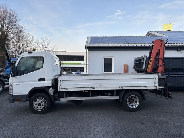 Pick-up van Fuso FUSO 7C18 Canter Pritsche 3.55m Kran 2x hydr.