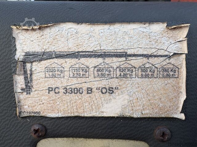 Pick-up van Fuso FUSO 7C18 Canter Pritsche 3.55m Kran 2x hydr.