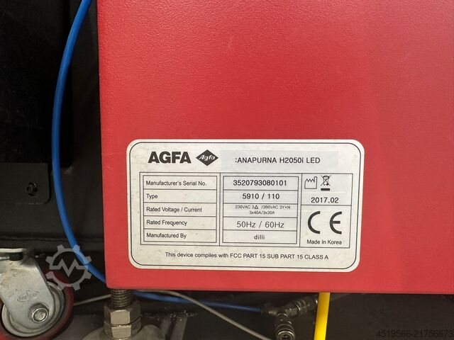 Digital print machine Agfa Hybrid Anapurna LED series