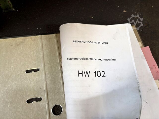 Spark erosion machine WALTER HW 102