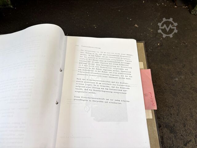 Spark erosion machine WALTER HW 102