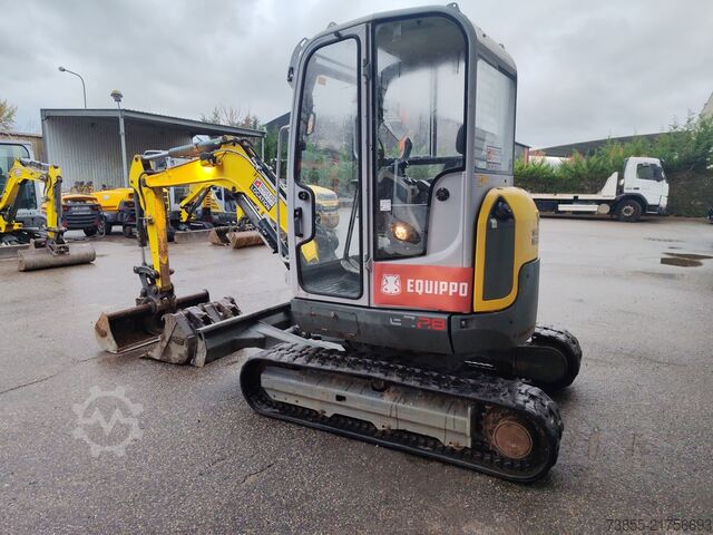 Mini Excavator  < 7t Wacker Neuson EZ28 with 3 excavator buckets