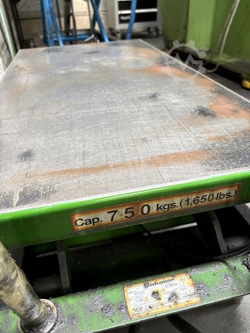 Lot of height-adjustable platform trucks Platform Carts Height-adjustable