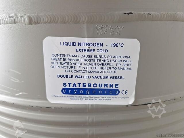 Statebourne Biorack 5400 Nitrogen vessel Statebourne Biorack 5400