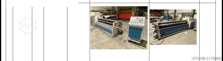 Plate rolling machine DAVI 