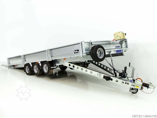 ▷ Used Tiltable high loader trailer Ifor Williams Hochlader Anhänger  204x550cm 3,5t