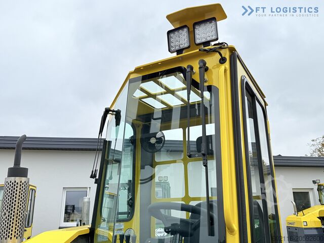 Four-way forklift Combilift C4000 GAS DUPLEX 4600 FREE-LIFT CABIN