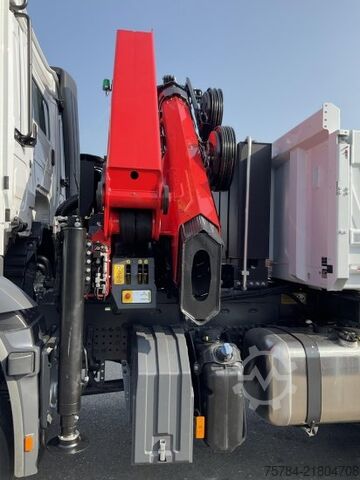 Dreiseitenkipper LKW MERCEDES-BENZ AROCS 3351 AK 6X6  3-S-KIPPER BORDMATIK,  PALFINGERKRAN, NEU, MIETKAUF MGL