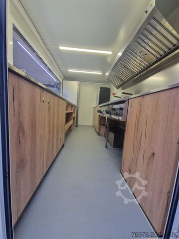 Sales van, food truck, snack truck Iveco Food Truck, Imbisswagen, Küche ist Neu