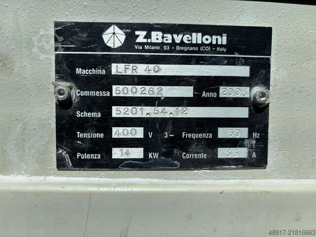 HEGLA OPTIMAX 6048 + BAVELLONI LFR 40 HEGLA+BAVELLONI OPTIMAX 6048 + LFR 40
