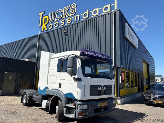 Standard tractor MAN TGL + BOX + EURO 4