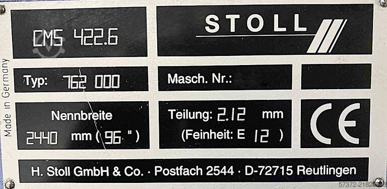 Flat Knitting Machines Stoll CMS