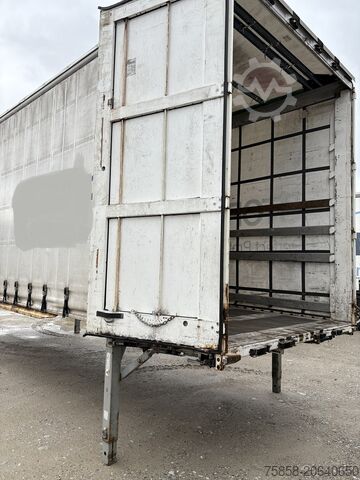 Swap body with flatbed & tarpaulin Krone Jumbo 3m Innenhöhe Hubdach Edscha