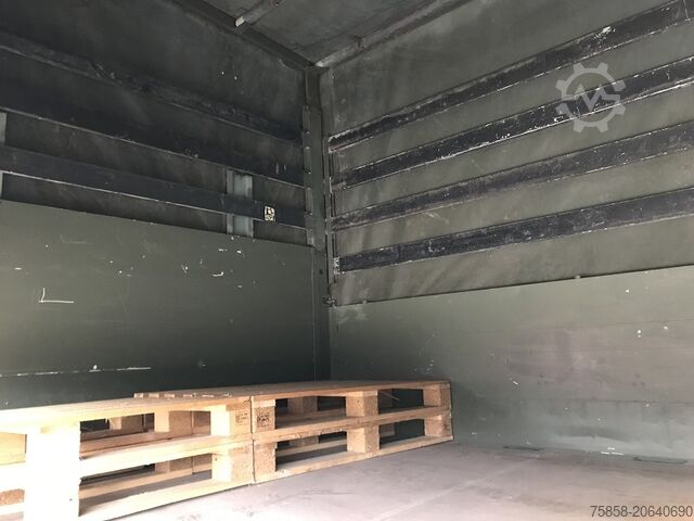 Trailer with flatbed & tarpaulin SCHMITZ 3Achser Bundeswehr mit HU+SP TOP Zustand