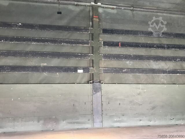 Trailer with flatbed & tarpaulin SCHMITZ 3Achser Bundeswehr mit HU+SP TOP Zustand