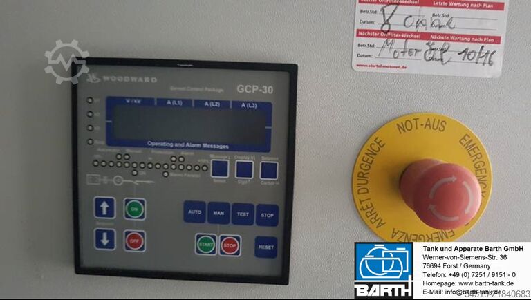 Blockheizkraftwerk, 800 kvA Stiegele 